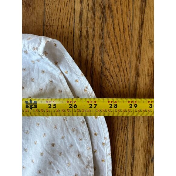 OUTERKNOWN White Floral Kelly Slater Button Up Surf Skate Shirt  Mens Size Small - Picture 7 of 8